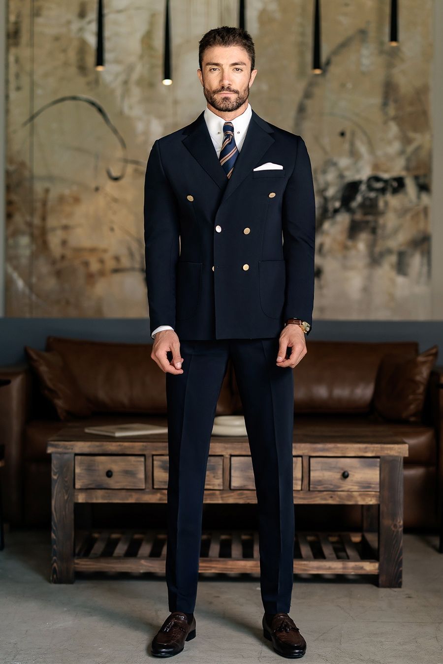 Dark Navy Blazer Set