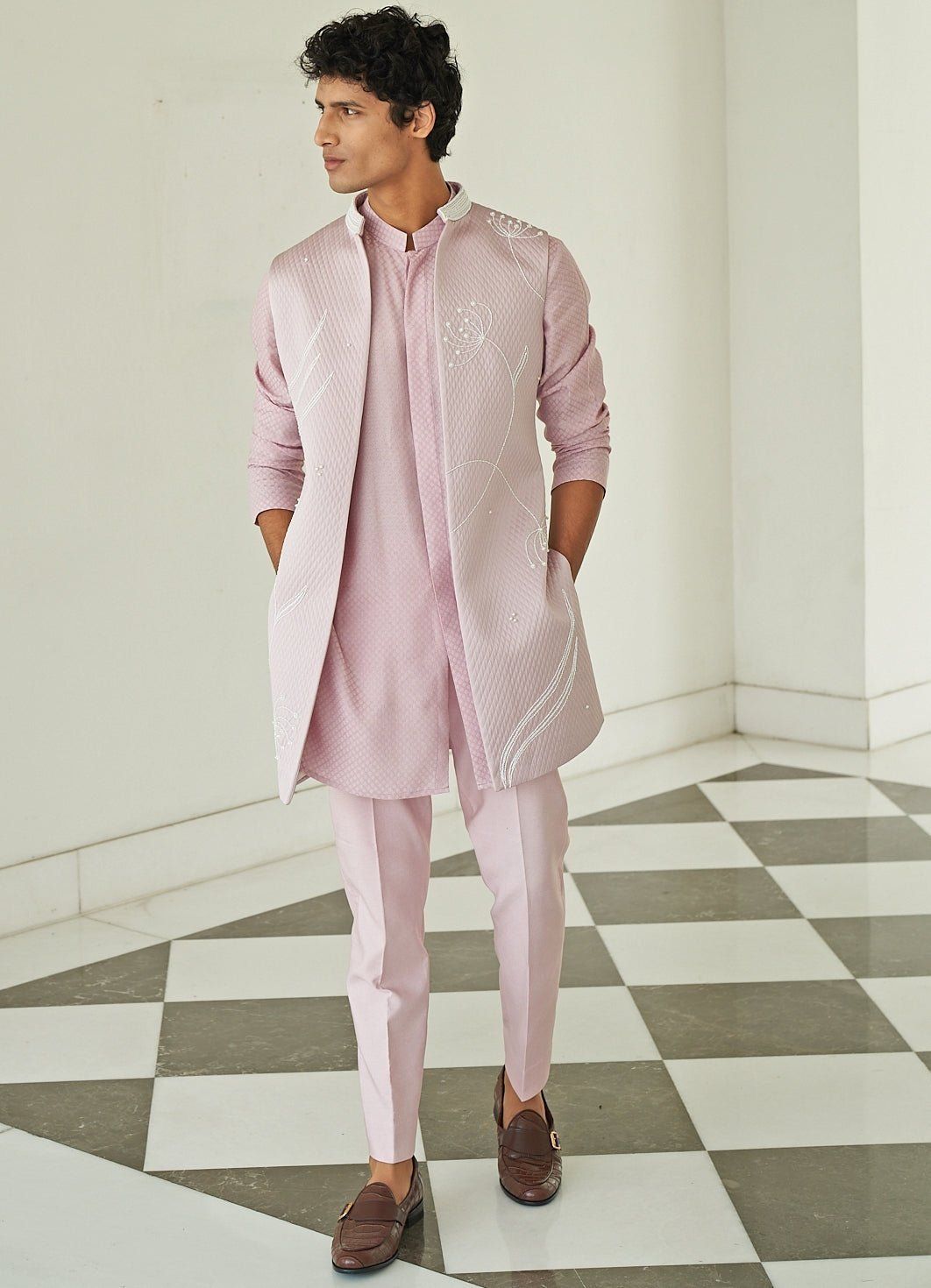 Pastel Pink Kurta Set